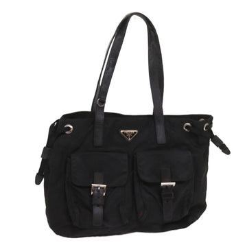 PRADA Tote Bag Nylon Black  bs11726