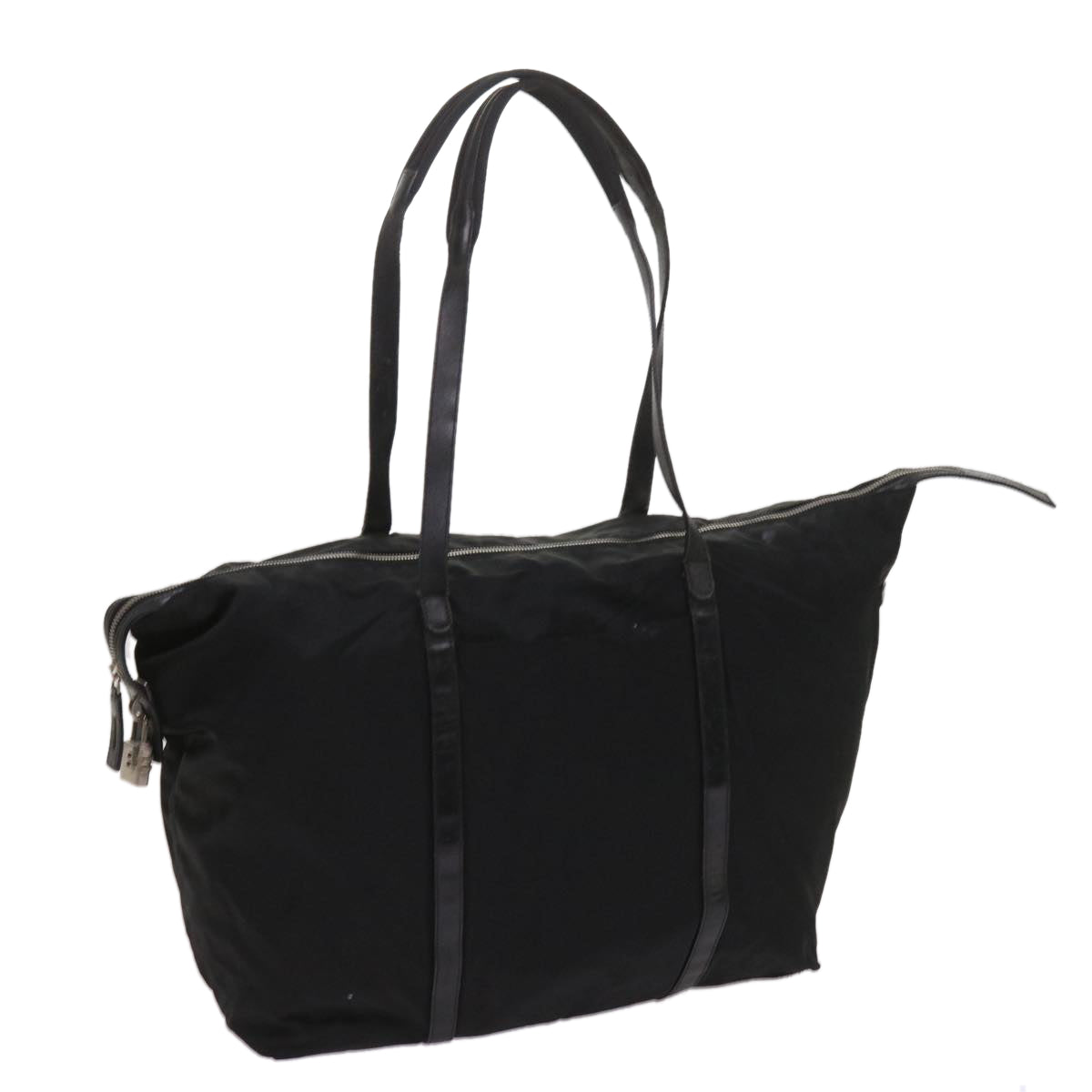 PRADA Tote Bag Nylon Black  bs11727
