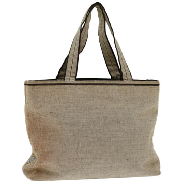 PRADA Tote Bag Canvas Beige  bs12196