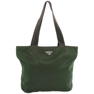 PRADA Tote Bag Nylon Khaki  bs12208