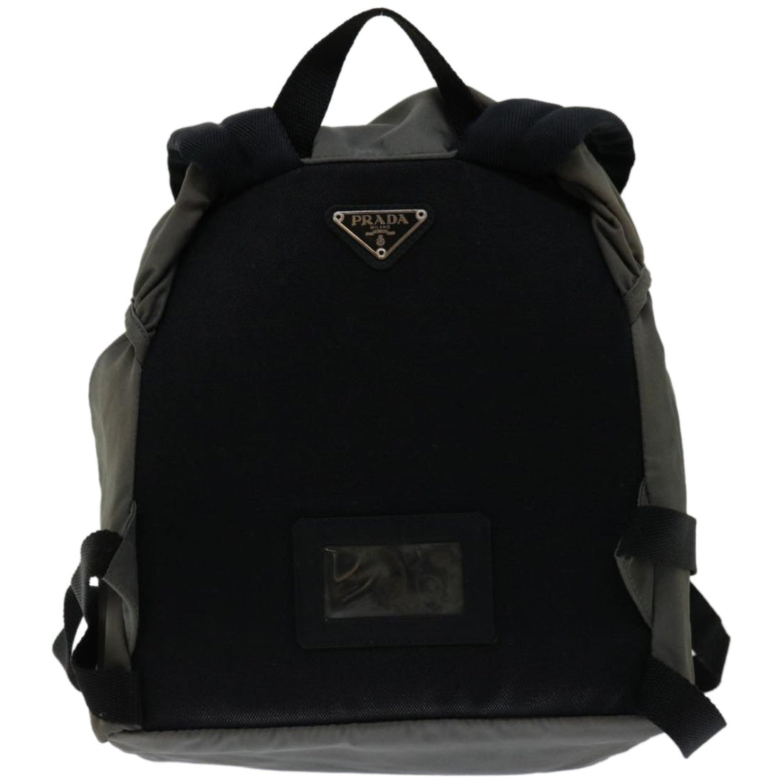 PRADA Backpack Nylon Gray bs12211