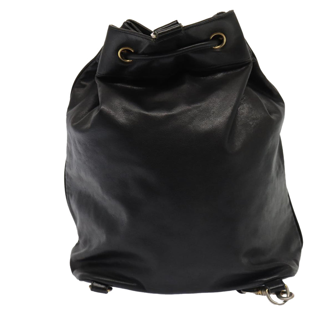 Top Quality Chanel COCO Mark Purse Shoulder Bag Lamb Skin Black CC Auth bs16571