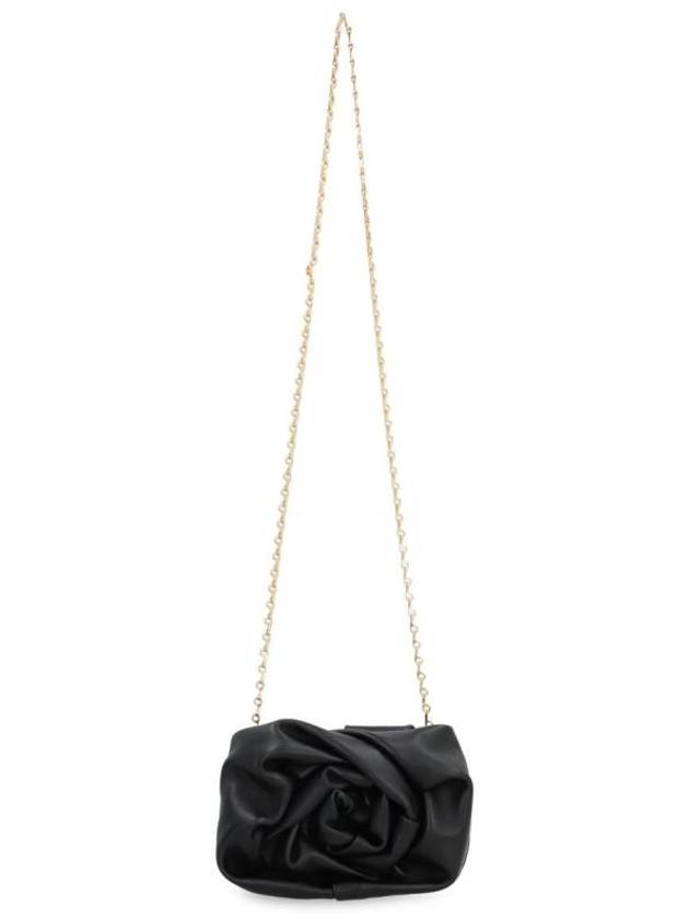 Burberry Rose Chain Clutch Bag Black