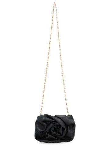 Burberry Rose Chain Clutch Bag Black