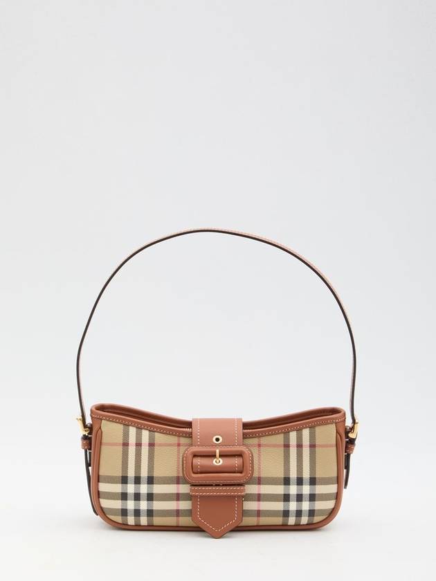 Burberry Check Shoulder Bag Brown