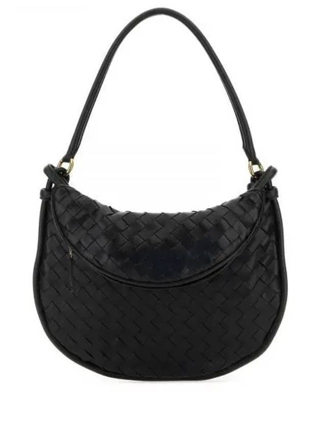 Bottega Veneta Intrecciato Gemelli Medium Tote Bag Black