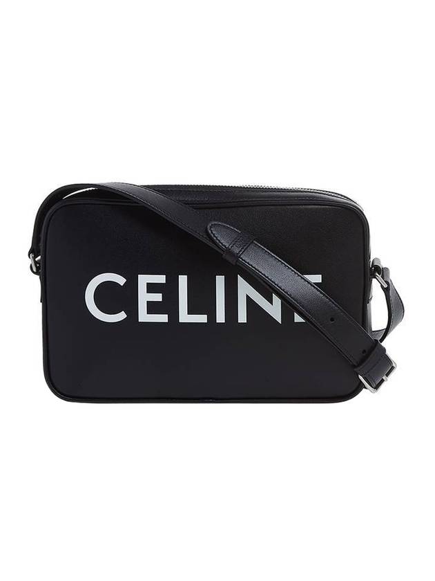 CELINE Logo Messenger Bag Black