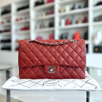 *Caviar* Caviar Medium 25CM Quilted Red SHW No 14