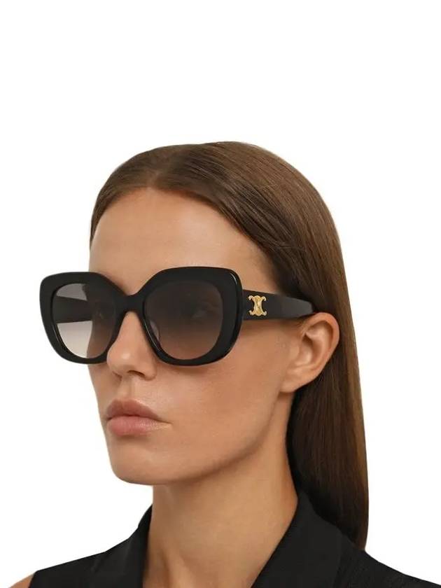 CELINE Eyewear Triomphe Square Sunglasses Black