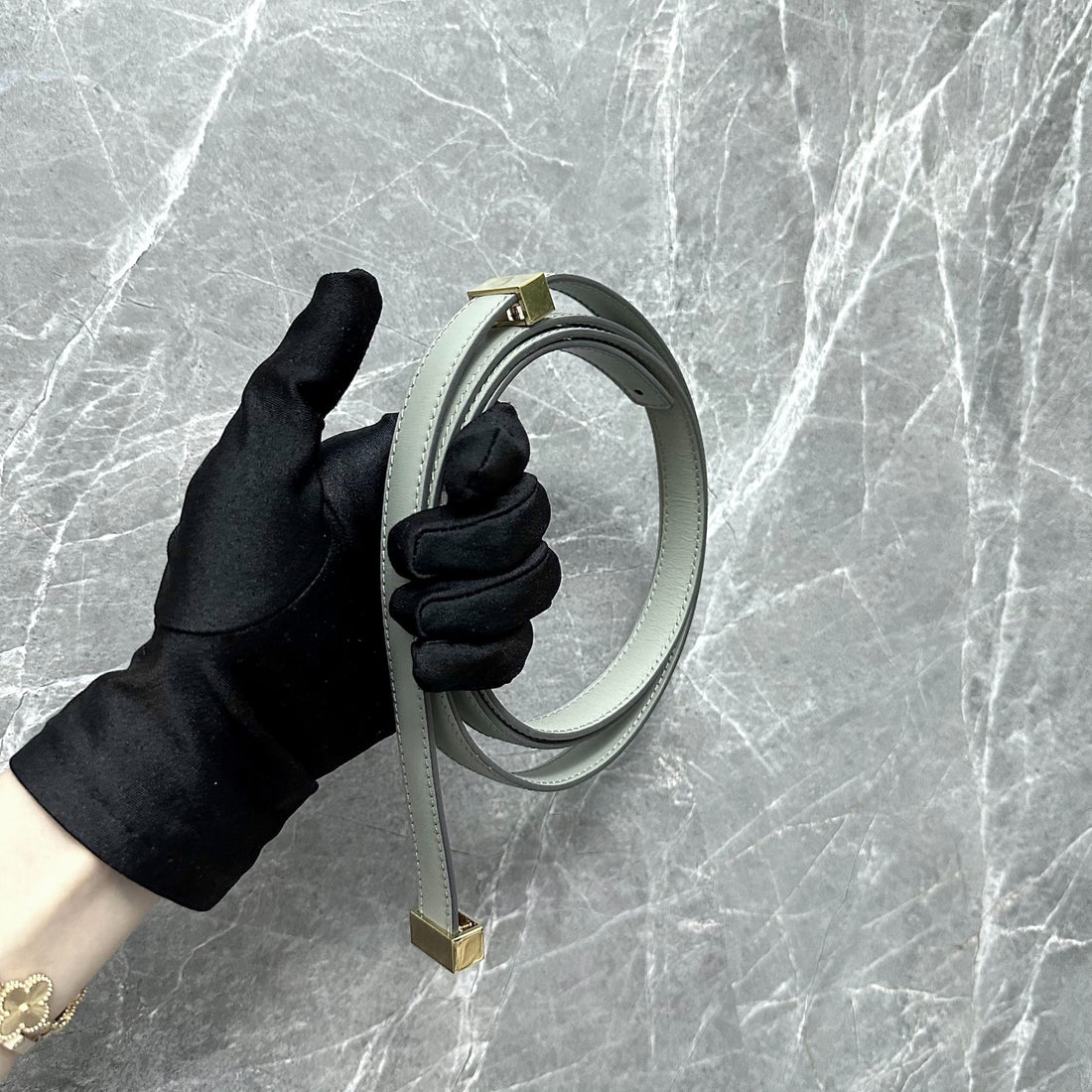 Celine Classic Box Medium Smooth Leather Grey GHW