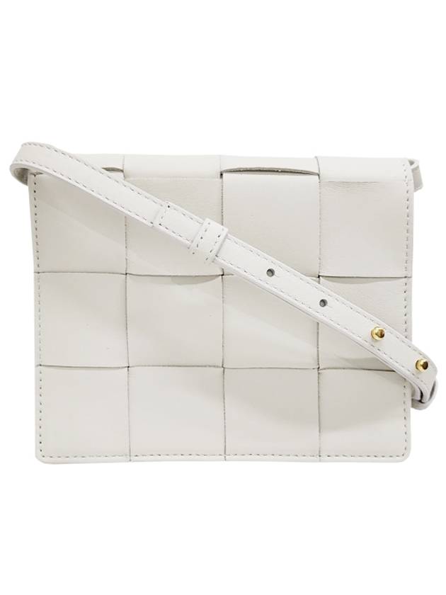 Bottega Veneta Intrecciato Small Cassette Cross Bag Plaster