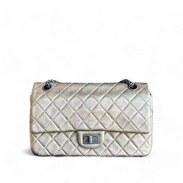 Chanel 2.55 Small - 225 Reissue 24CM Quilted Calfskin Metallic Gold RSHW No 19