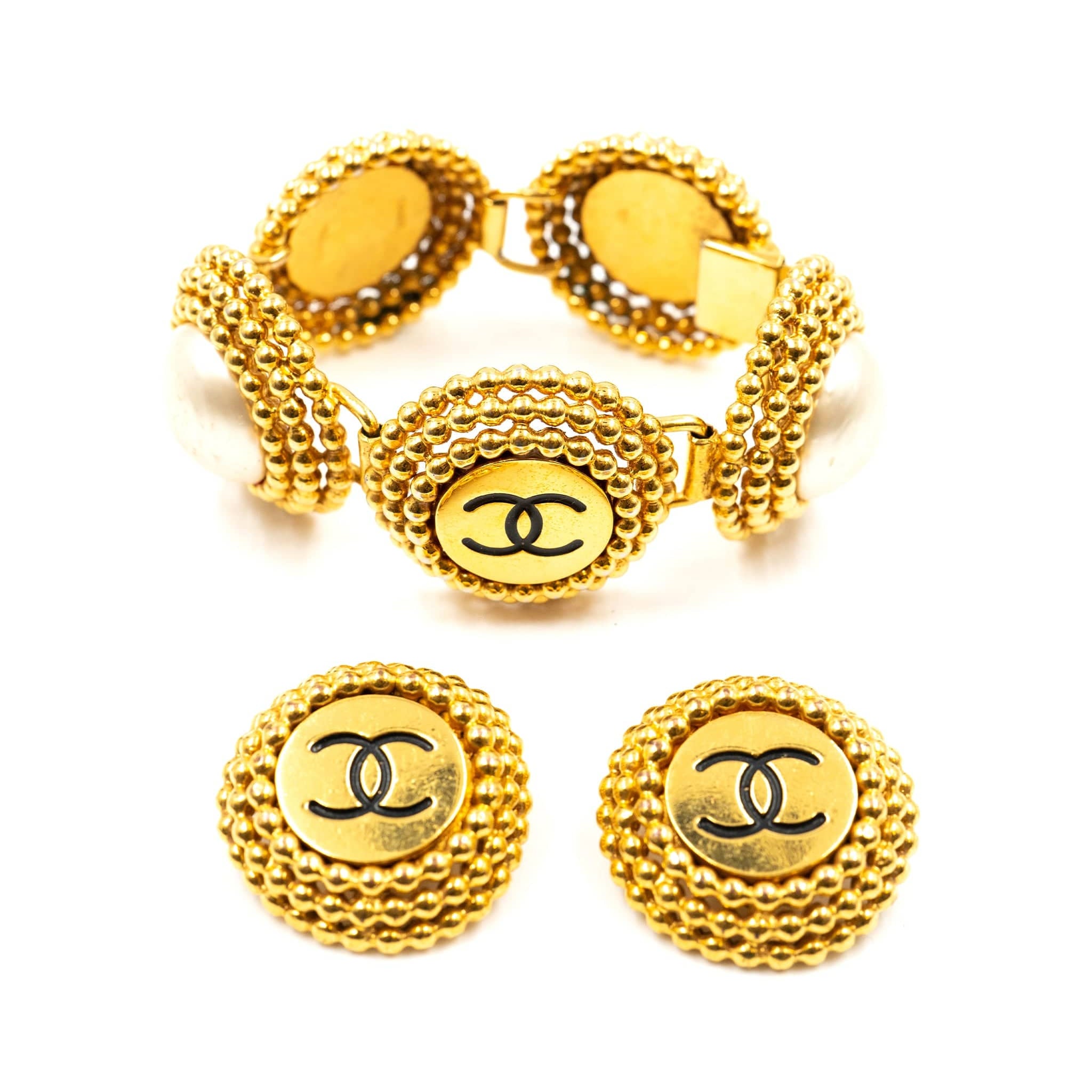 Chanel bracelet and earrings set - ASL3148