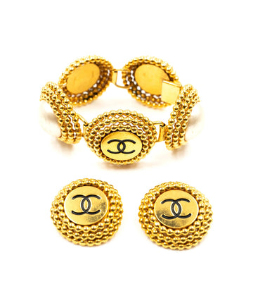 Chanel bracelet and earrings set - ASL3148