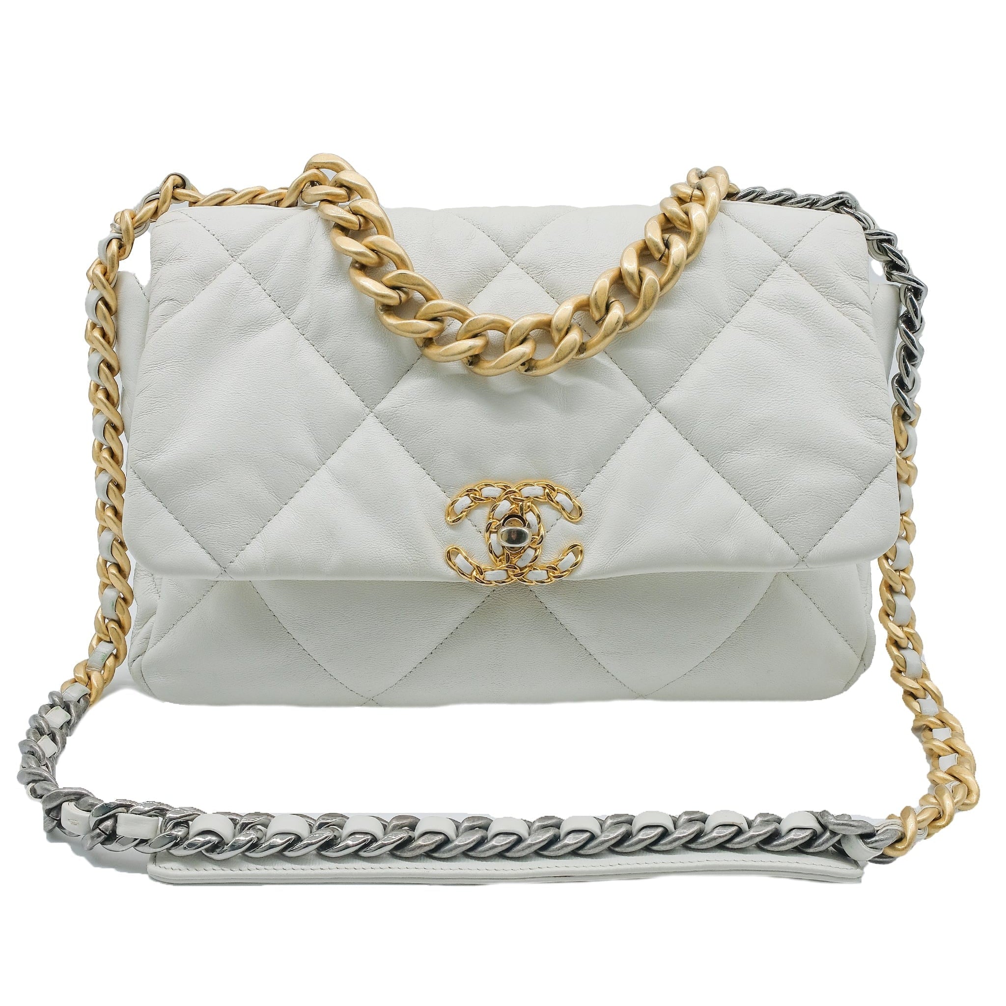 Chanel 19 White RJC3370