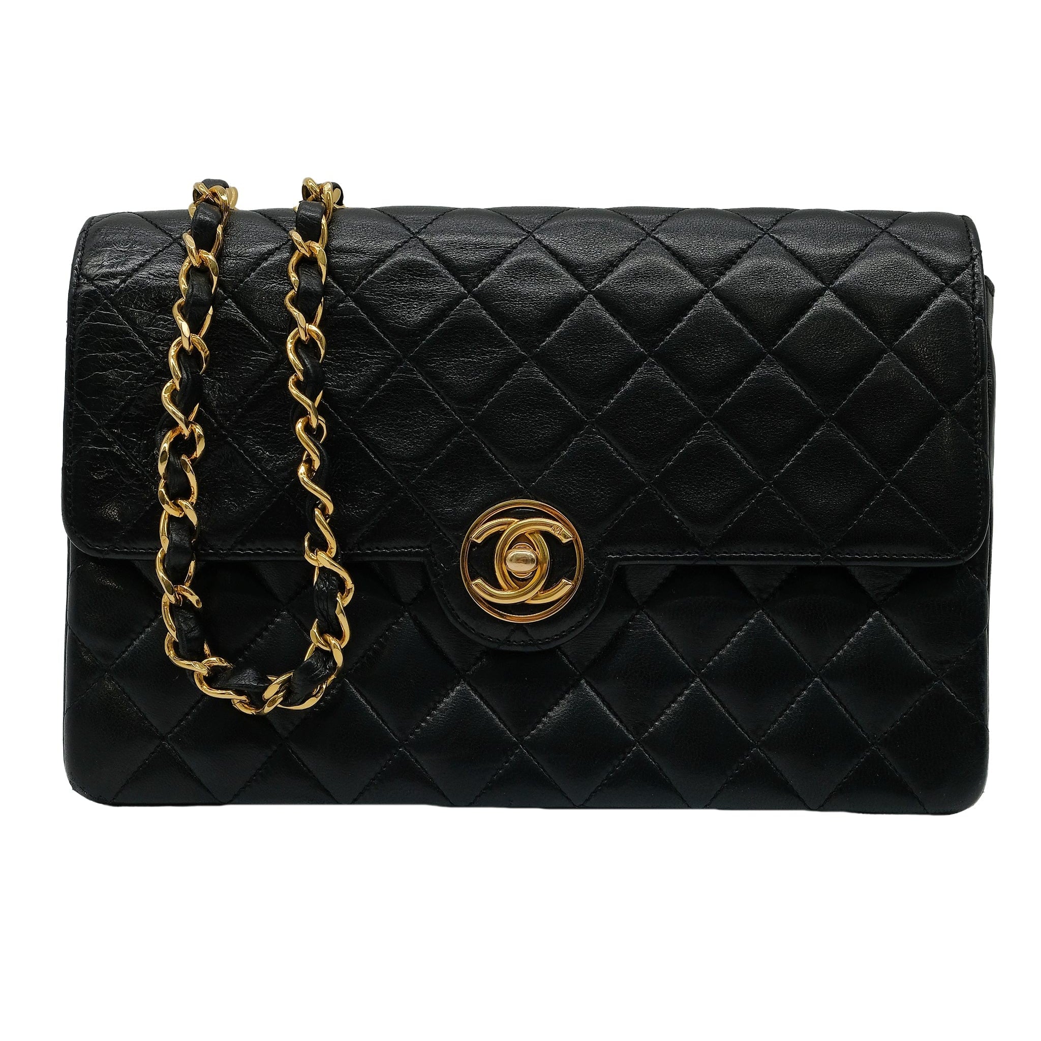 Chanel Black Lambskin Flapbag RJC3725
