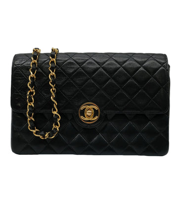 Chanel Black Lambskin Flapbag RJC3725