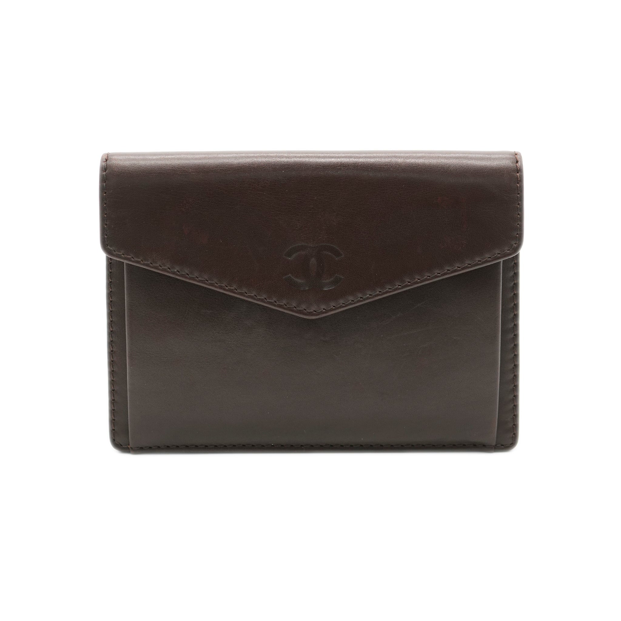 Chanel Brown CC Compact Purse ALC1283