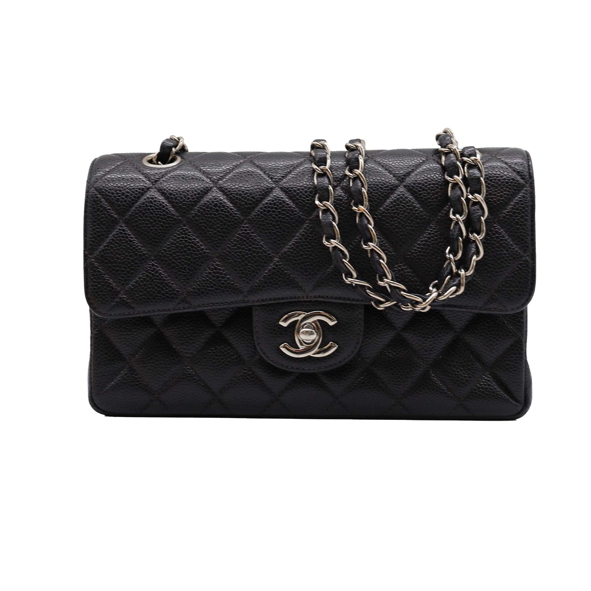 Chanel Classic Small Caviar SHW Black DXBS2343