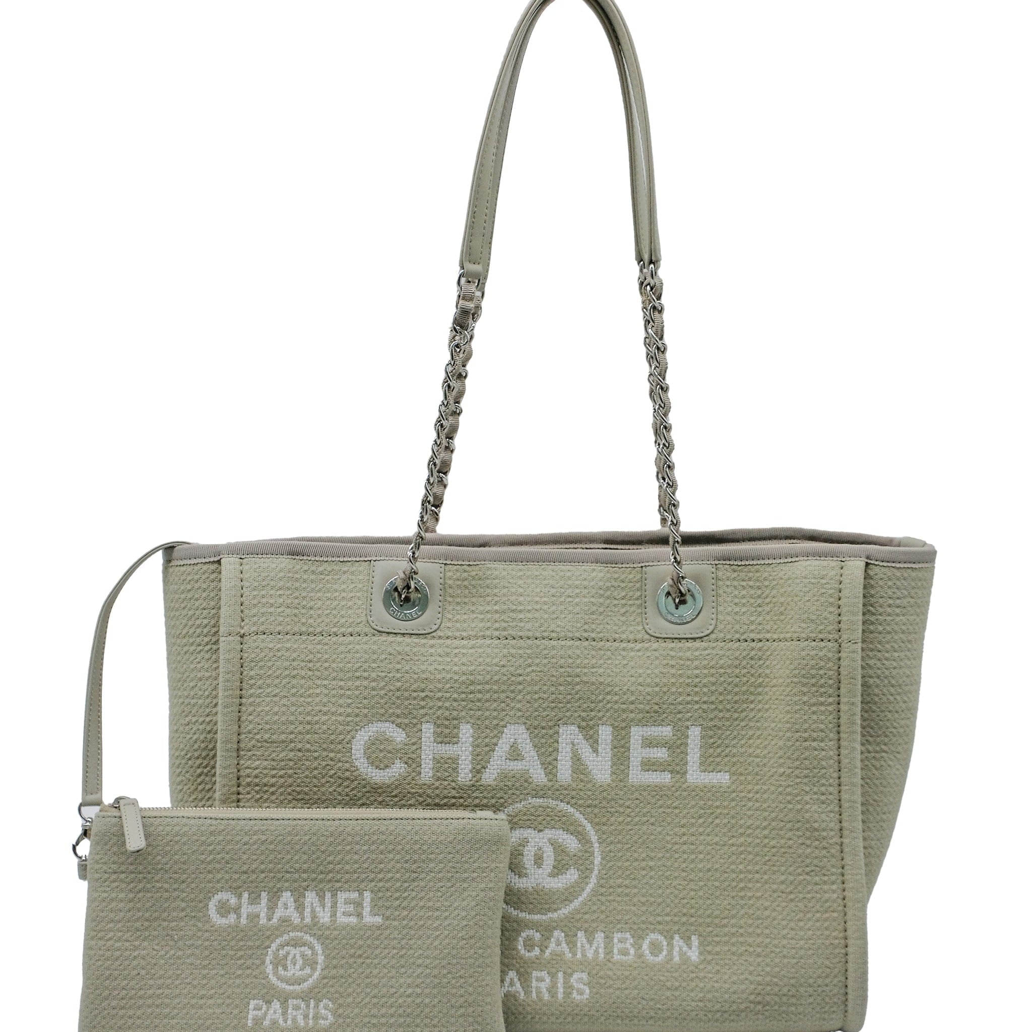Chanel Deauville Beige Handbag DXBS0275
