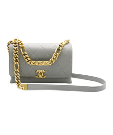 Chanel Grey Top Handle Crossbody  ALC1418