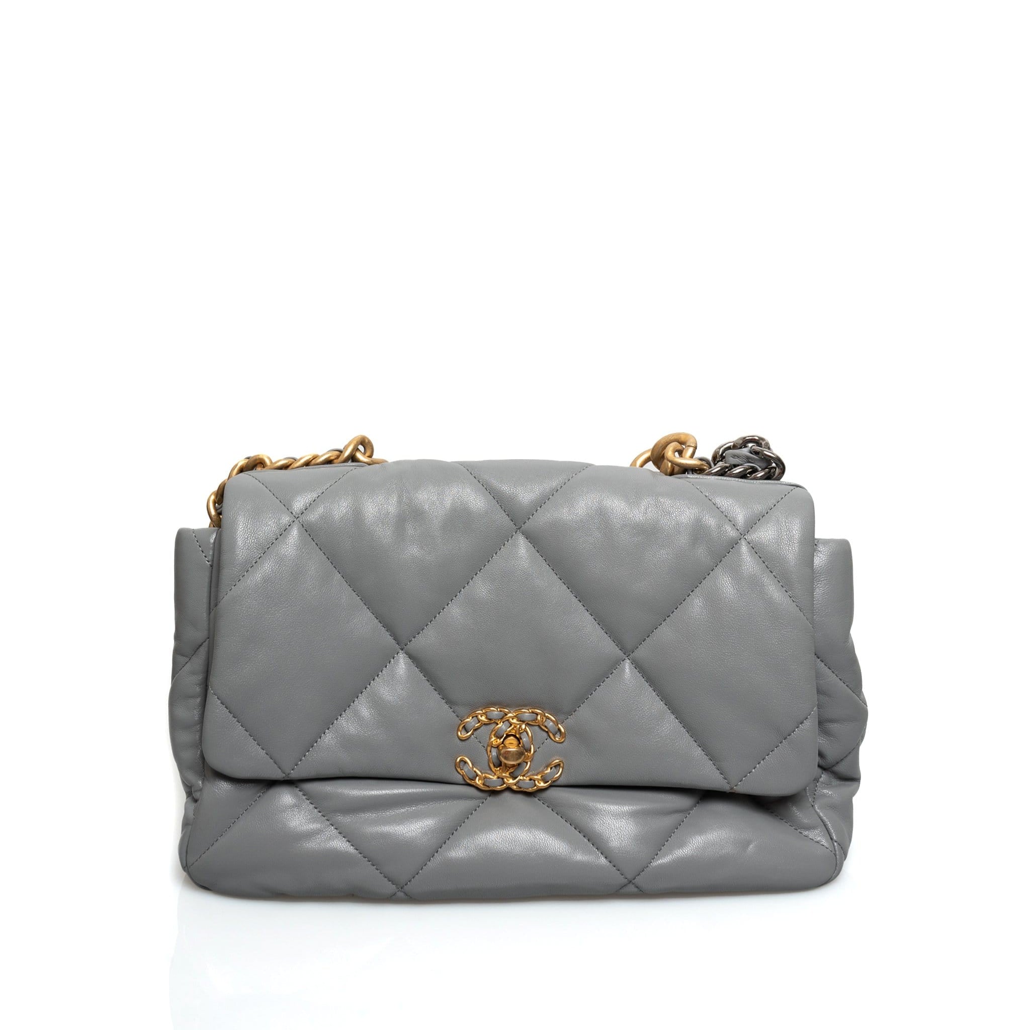 Chanel Large Gray 19 Shoulder Bag - ASL1590