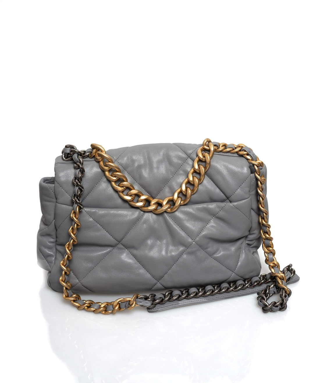 Chanel Large Gray 19 Shoulder Bag - ASL1590
