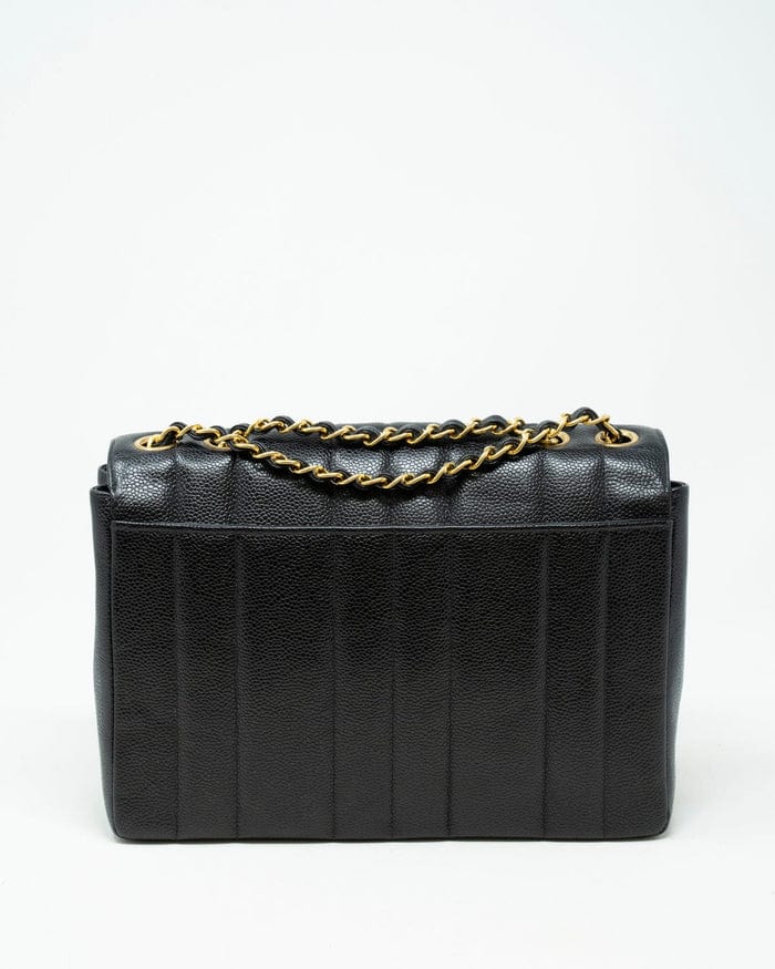 Chanel Mademoiselle Classic Single Flap Black Caviar GHW - DXBS1461