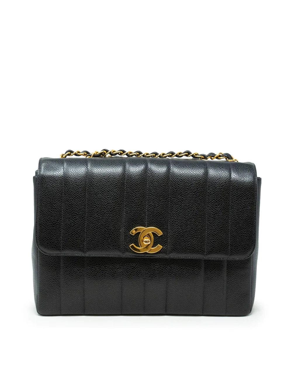 Chanel Mademoiselle Classic Single Flap Black Caviar GHW - DXBS1461