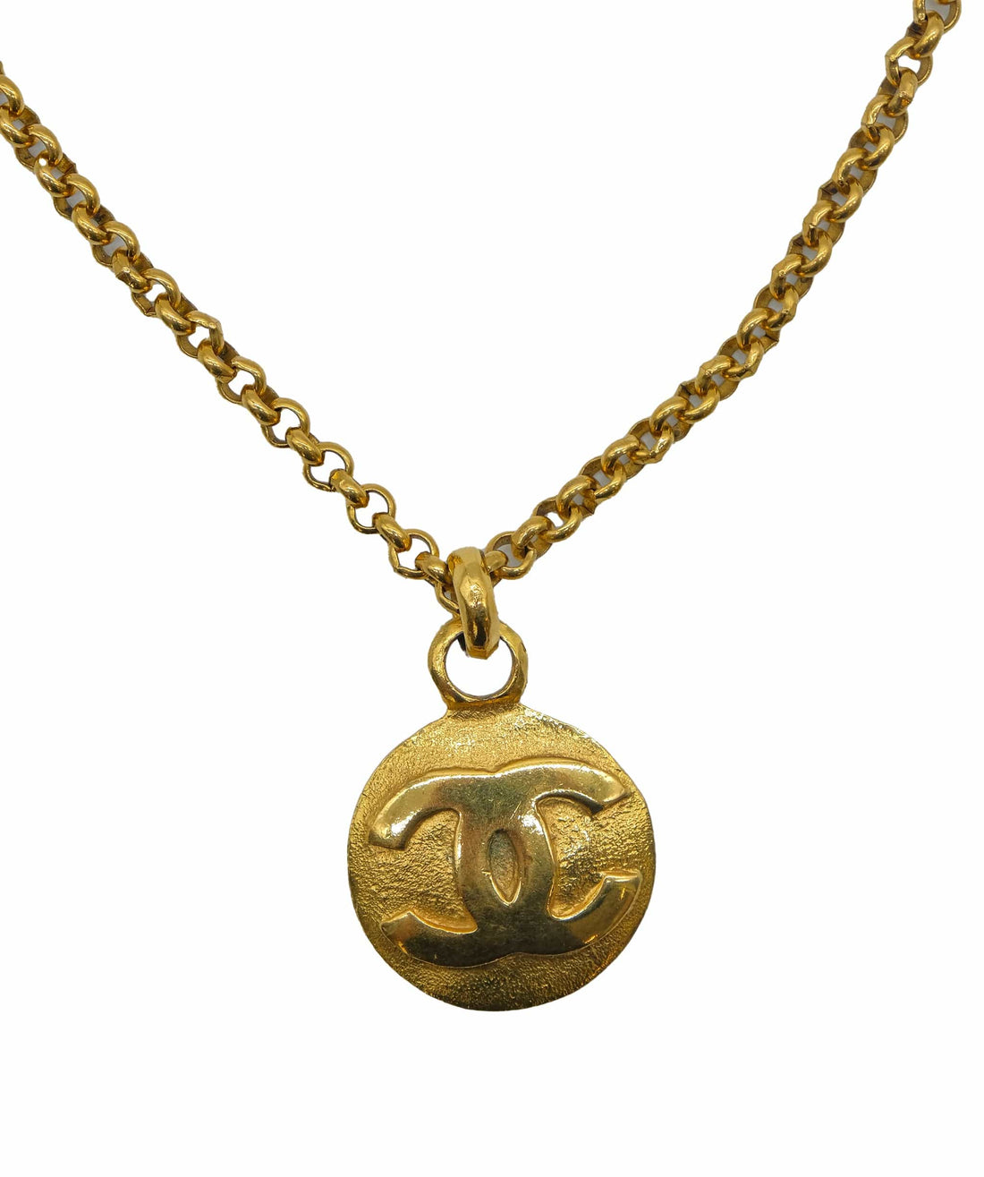 Chanel Medallion Necklace Gold ASC5301