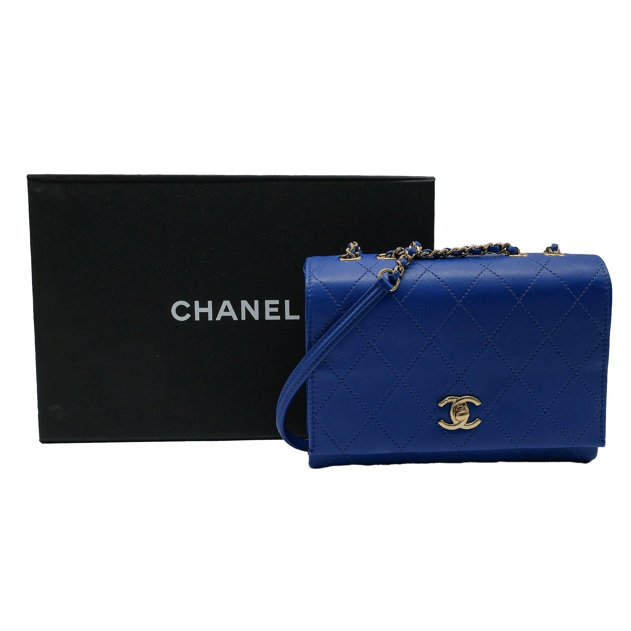 Chanel Royal Blue Crossbody Bag RJC3753