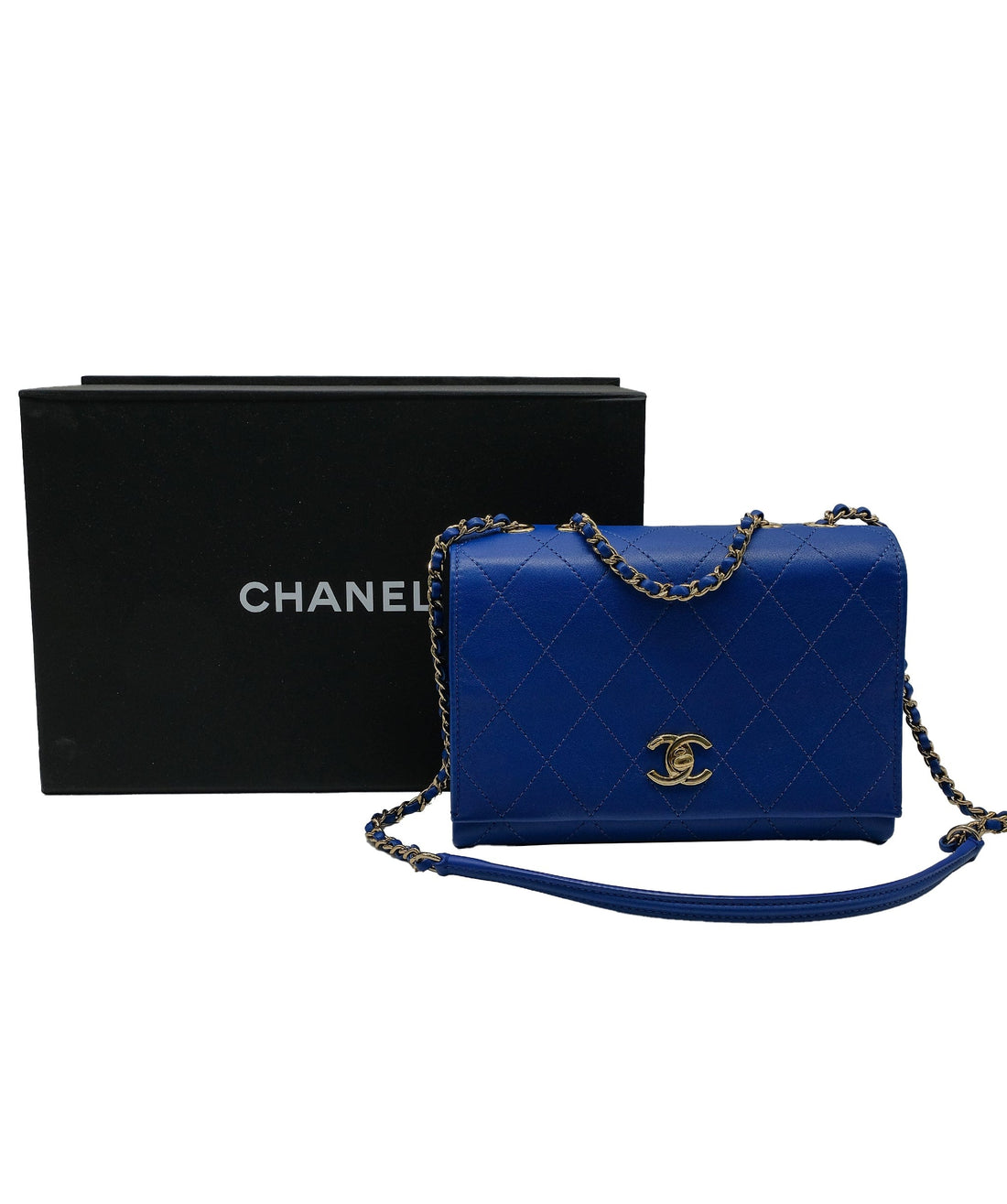 Chanel Royal Blue Crossbody Bag RJC3753