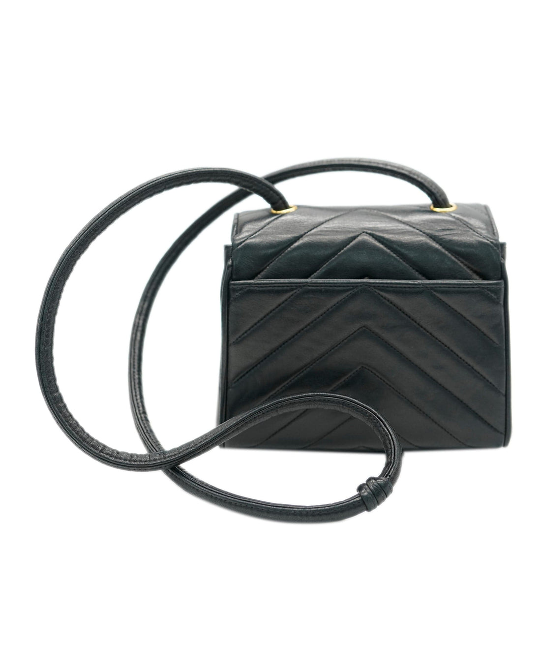 Chanel Vintage Mini Square Chevron Crossbody Bag  ALC1705