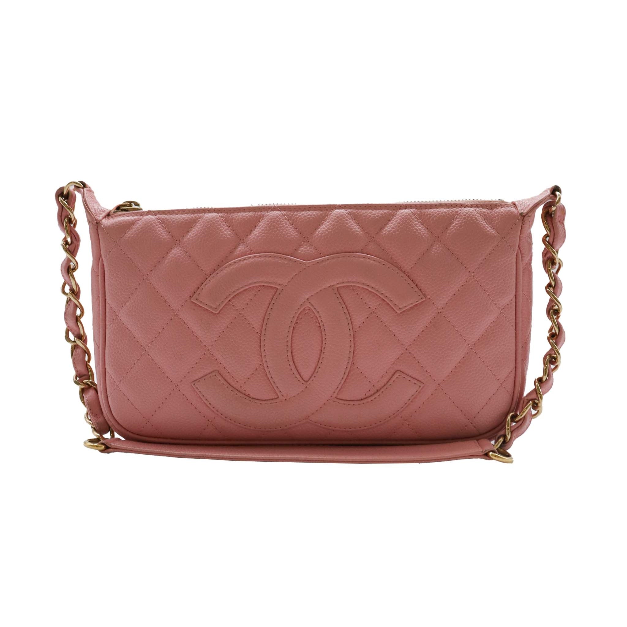 Chanel Vintage One Shoulder Pink Bag - DXBS1406