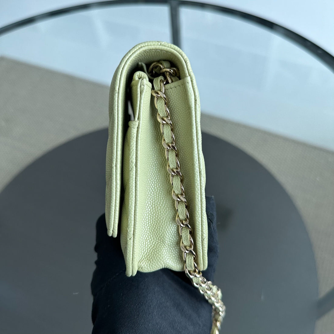 Caviar WOC Wallet On Chain Quilted French New Wave No 30