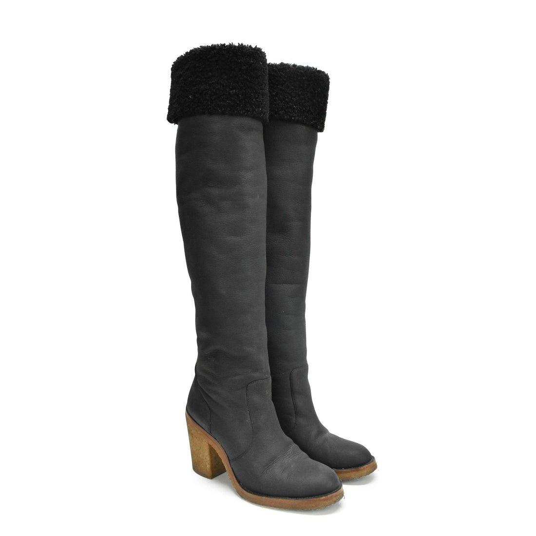 Chanel Shearling Boots - Women's 40