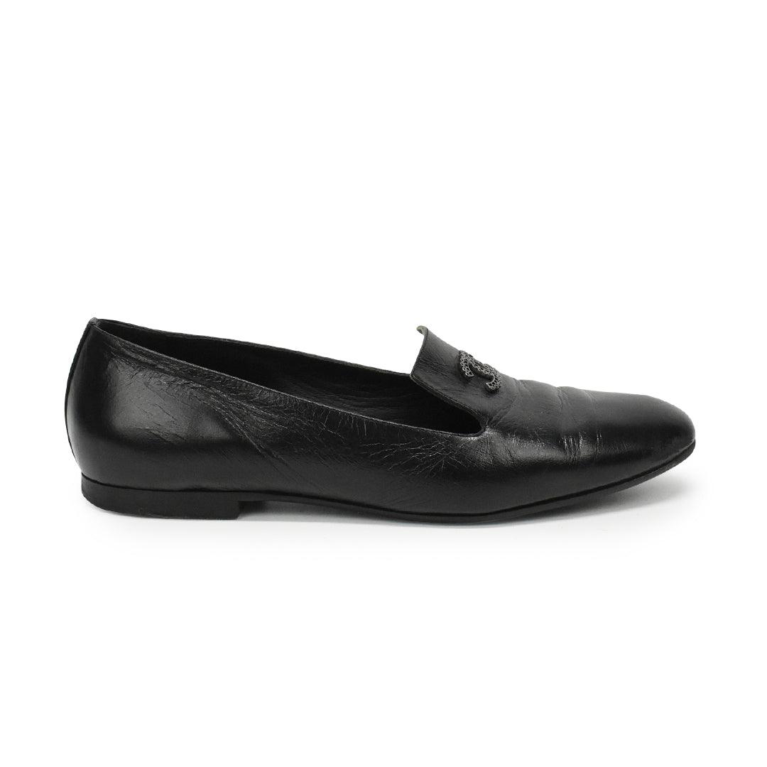 Chanel 'Smoking Slipper' Loafers - Women's 37