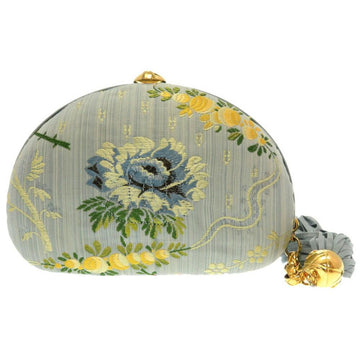 Blue Canvas Chanel Clutch