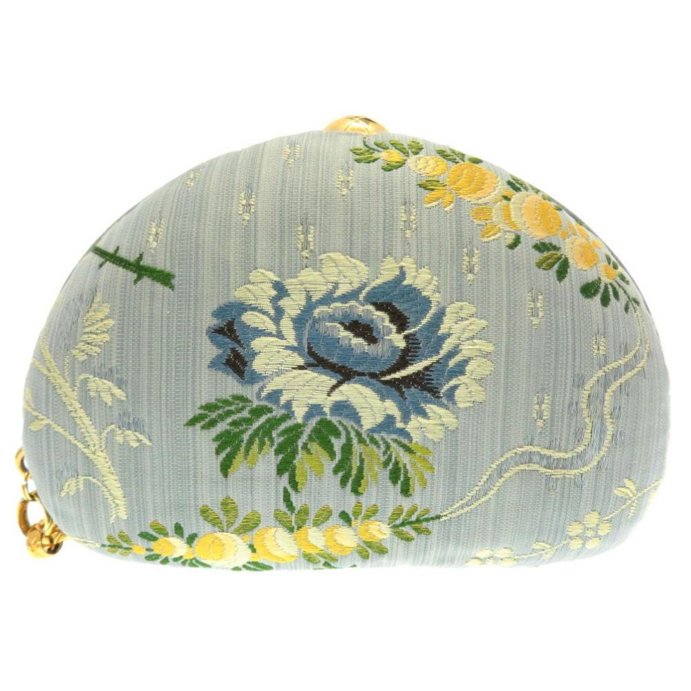 Blue Canvas Chanel Clutch