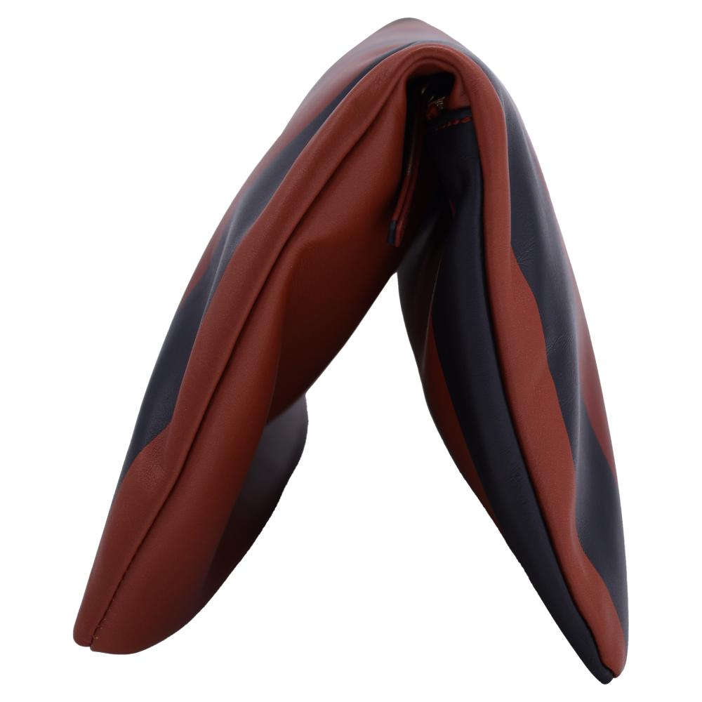 Brown Leather Chanel Clutch