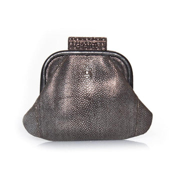 Grey Fabric Chanel Clutch