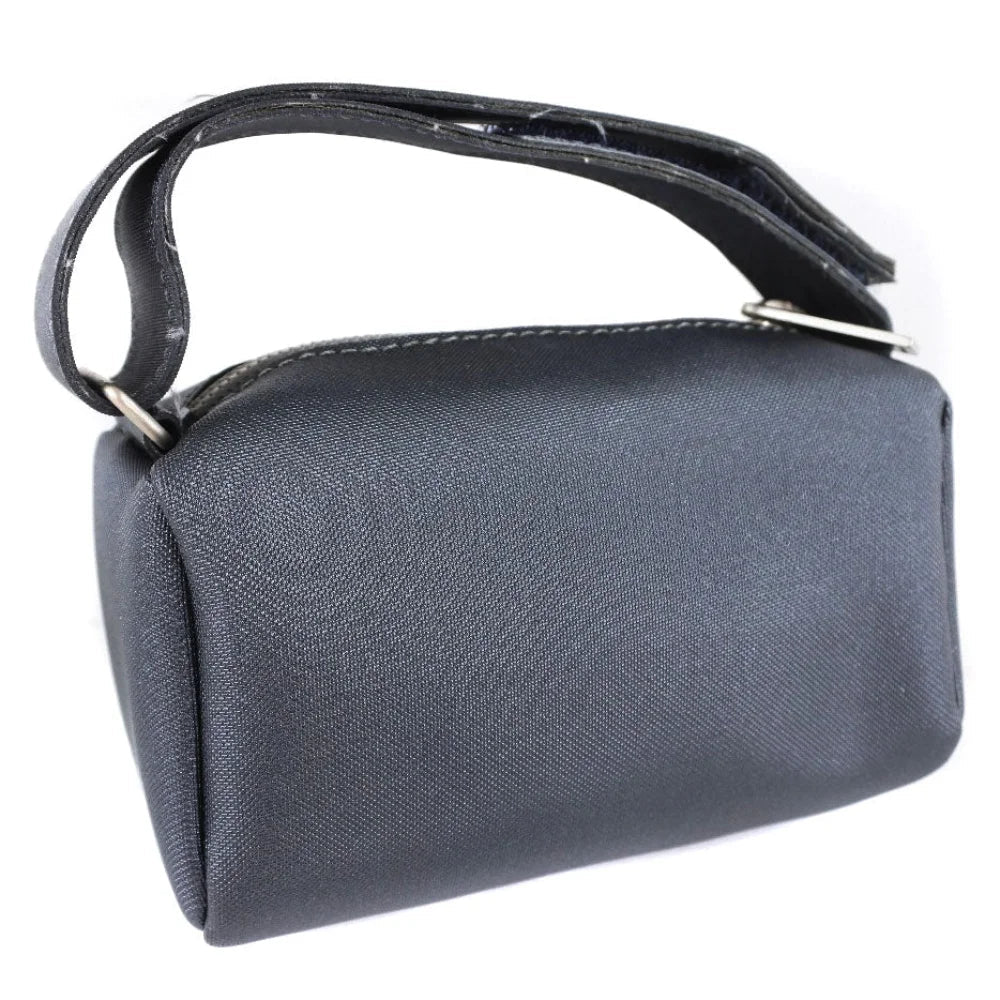 Grey Fabric Chanel Clutch