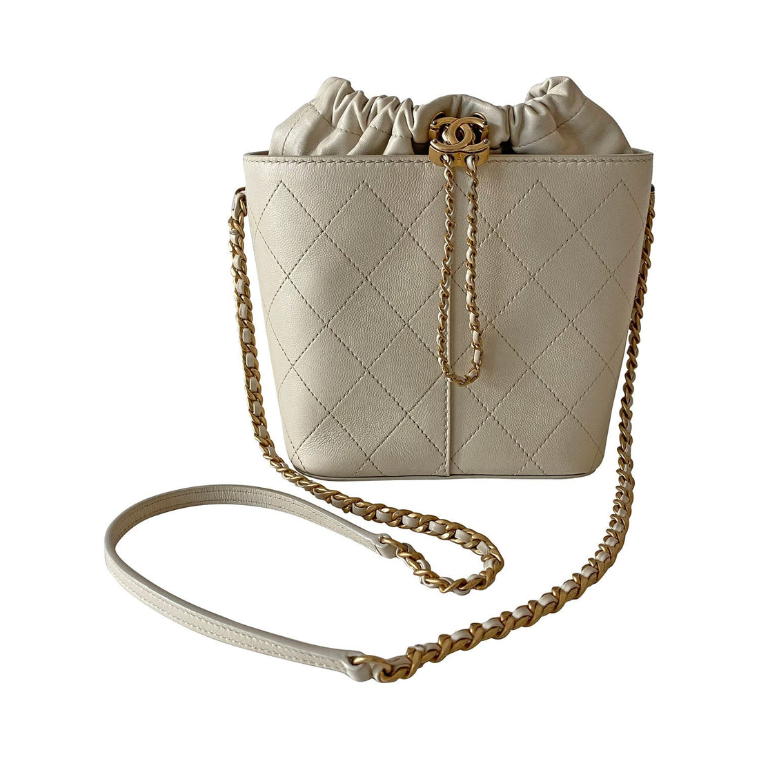 Chanel Drawstring Bucket Bag