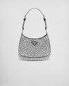 Cleo satin bag with crystals