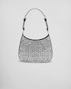 Cleo satin bag with crystals