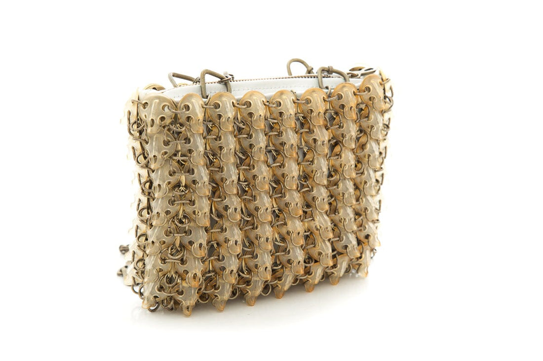 Paco Rabanne Beige Chainmail Cross-Body