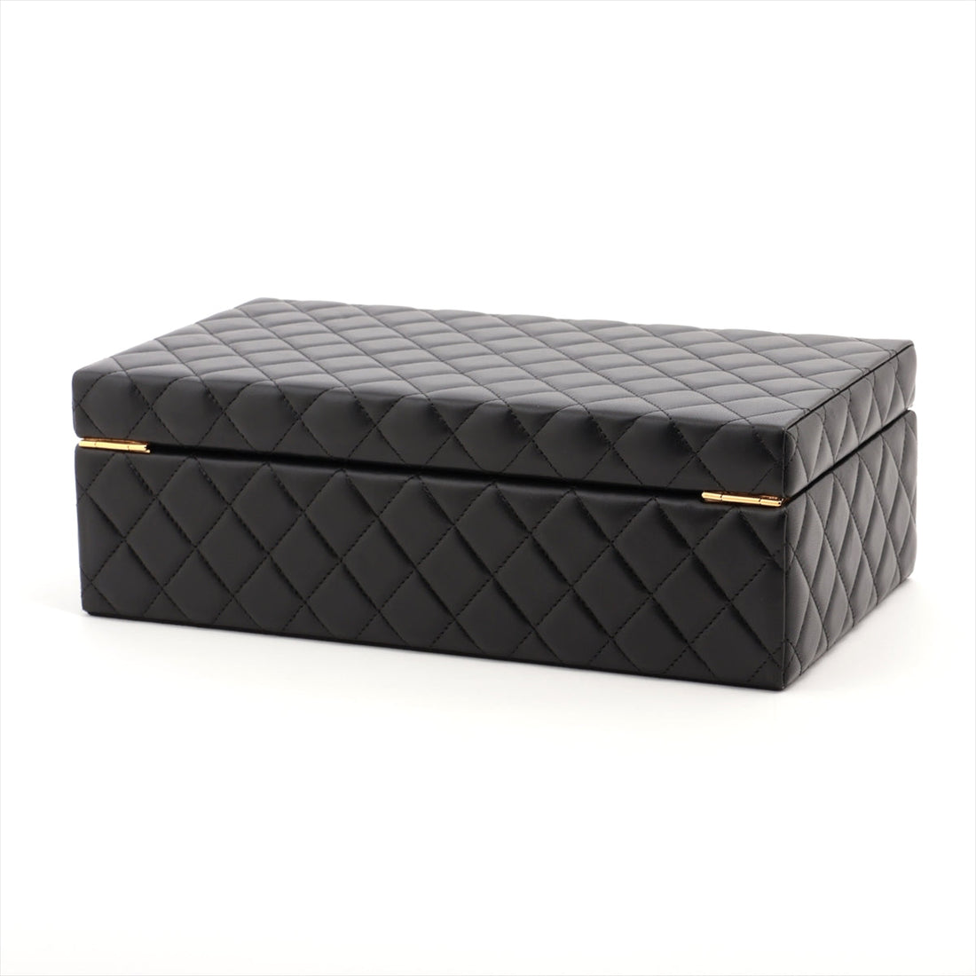 Chanel Matrasse  Jewelry Case Black G