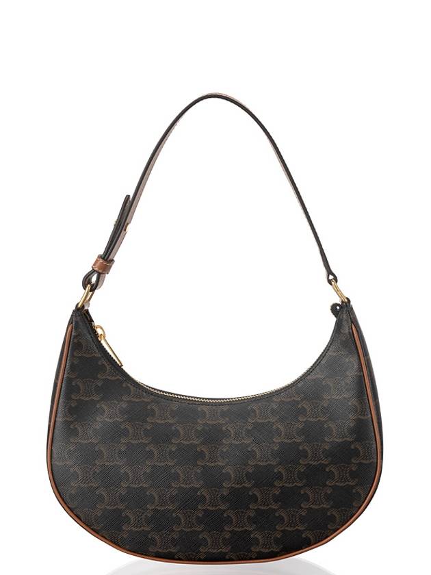 CELINE Triomphe Medium Ava Shoulder Bag Tan