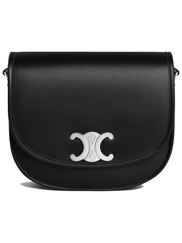 CELINE Medium Besace Triomphe Crossbody Bag Black