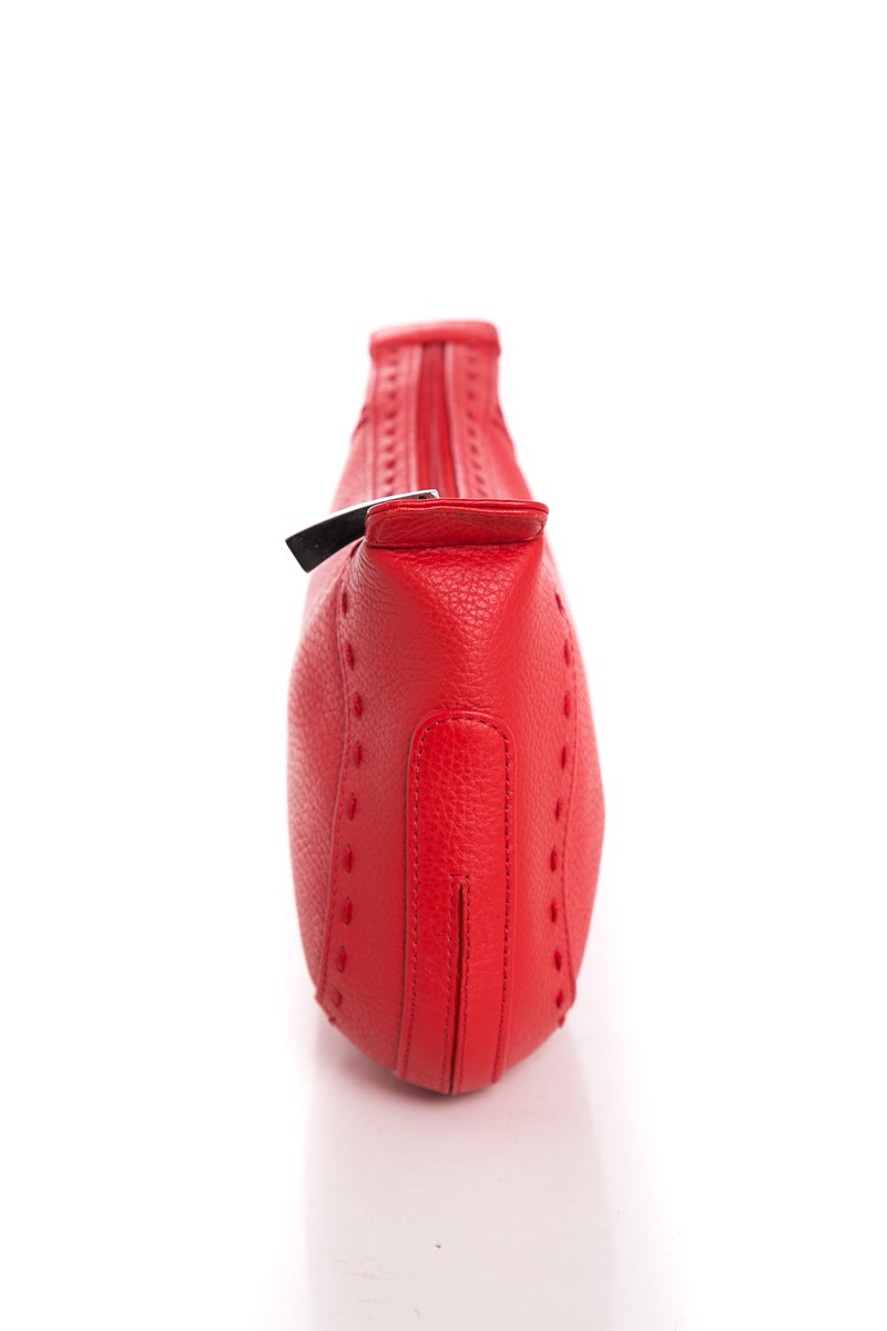 Escada Red Leather Pouch